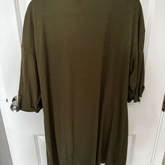 tie-up t-shirt dress - Picture 2 of 3